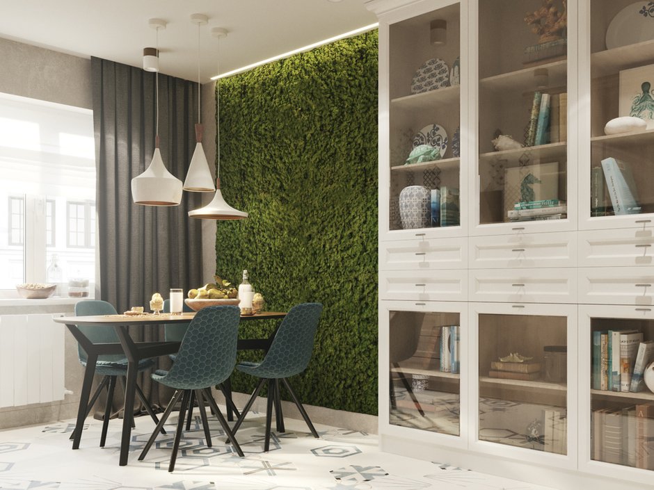 Фотография: Кухня и столовая в стиле Современный, Квартира, Проект недели, Москва, Юлия Чернова, Кирпичный дом, 3 комнаты, 60-90 метров – фото на INMYROOM