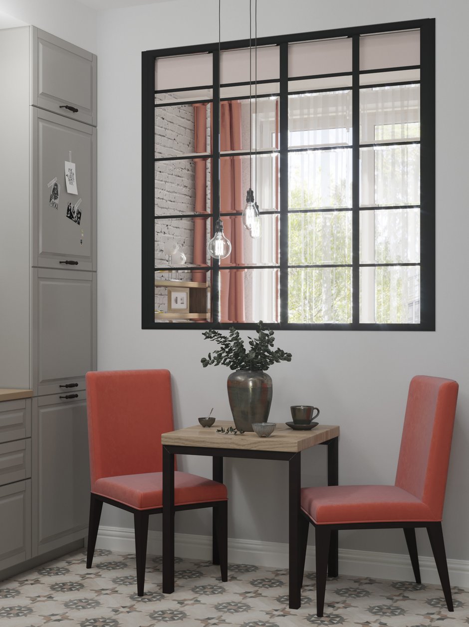 Фотография: Кухня и столовая в стиле Современный, Малогабаритная квартира, Квартира, Проект недели, Москва, Монолитный дом, 2 комнаты, до 40 метров, Тор-Ард – фото на INMYROOM