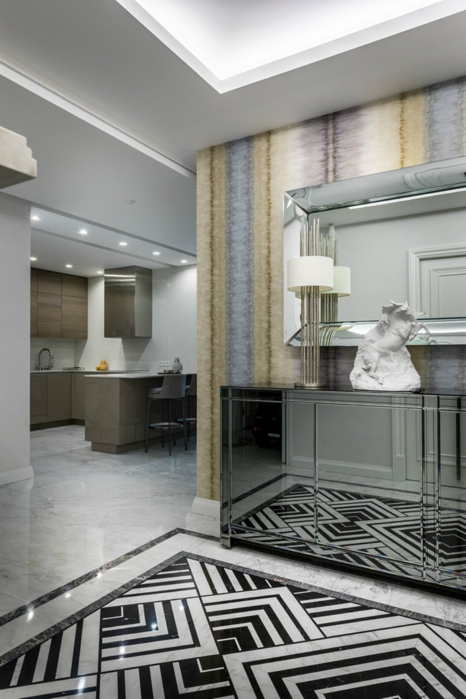 Фотография: Прихожая в стиле Современный, Квартира, Проект недели, Москва, Монолитный дом, 4 и больше, Более 90 метров, #эксклюзивныепроекты, Тор-Ард – фото на INMYROOM