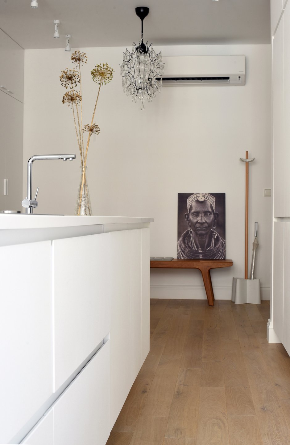 Фотография: Кухня и столовая в стиле Скандинавский, Квартира, Минимализм, Проект недели, Новая Москва, Монолитный дом, 2 комнаты, 60-90 метров, Анна Эрман – фото на INMYROOM