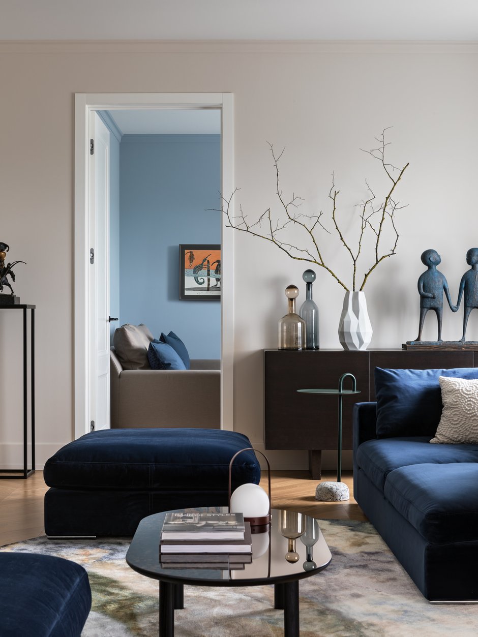 Фотография: Гостиная в стиле Современный, Квартира, Проект недели, Минск, 4 и больше, Более 90 метров, Наталия Кондратович – фото на INMYROOM