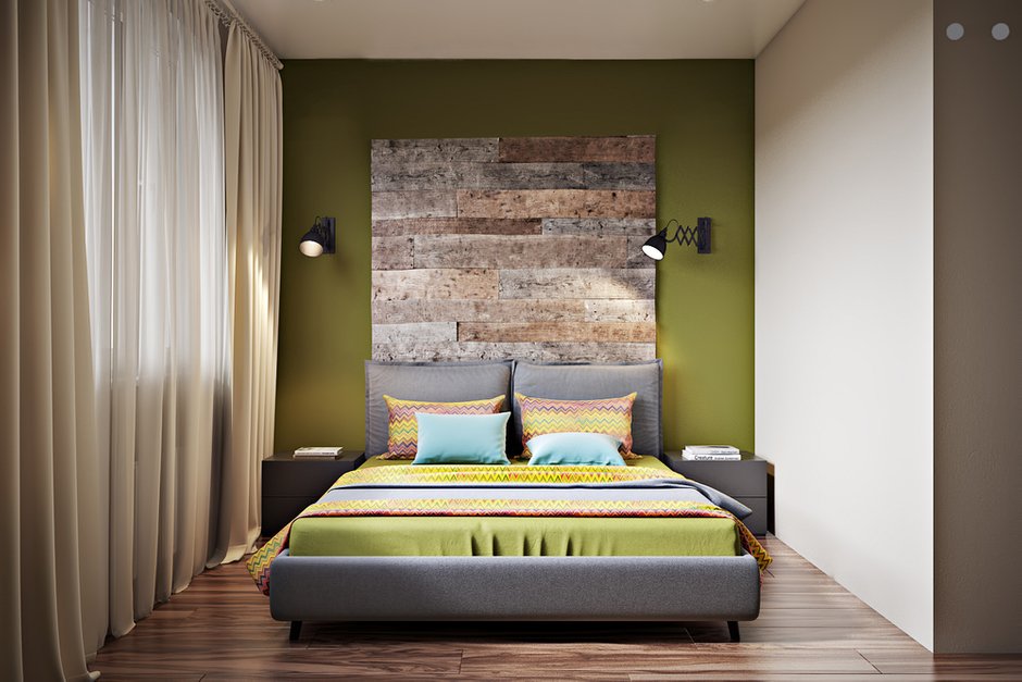 Фотография: Спальня в стиле Минимализм, Лофт, Современный, Квартира, Проект недели, Московская область, П-44, Панельный дом, Переделкино Ближнее, Cultura-дизайн, 3 комнаты, 60-90 метров – фото на INMYROOM