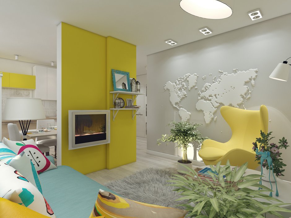 Фотография: Гостиная в стиле Современный, Квартира, Дома и квартиры, IKEA, Проект дня – фото на INMYROOM
