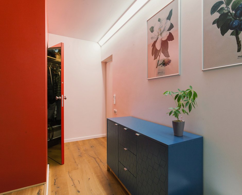 Фотография: Прихожая в стиле Скандинавский, Квартира, Проект недели, Москва, Панельный дом, 2 комнаты, 60-90 метров, П44т – фото на INMYROOM