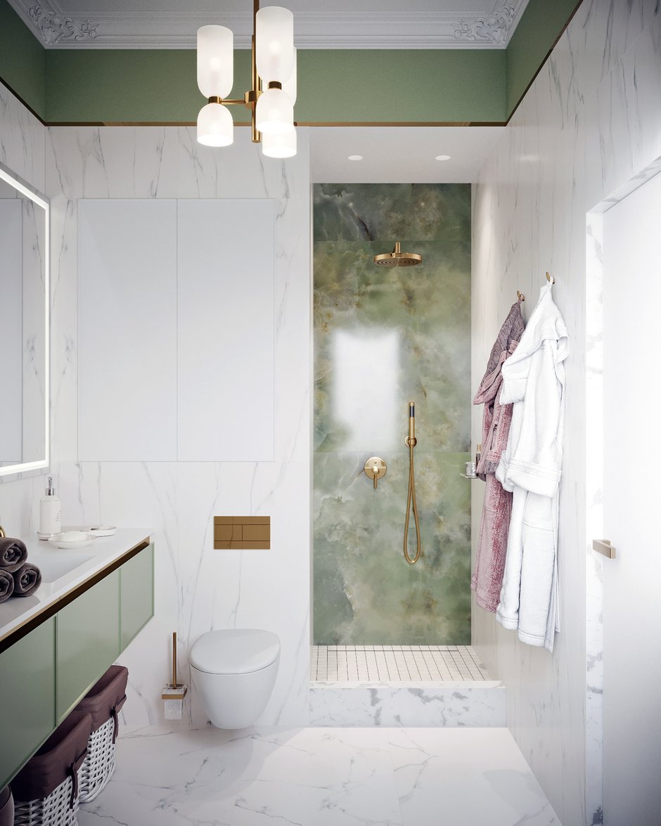 Фотография: Ванная в стиле Современный, Эклектика, Квартира, Проект недели, Минск, 4 и больше, Более 90 метров, Наталья Добродеева – фото на INMYROOM