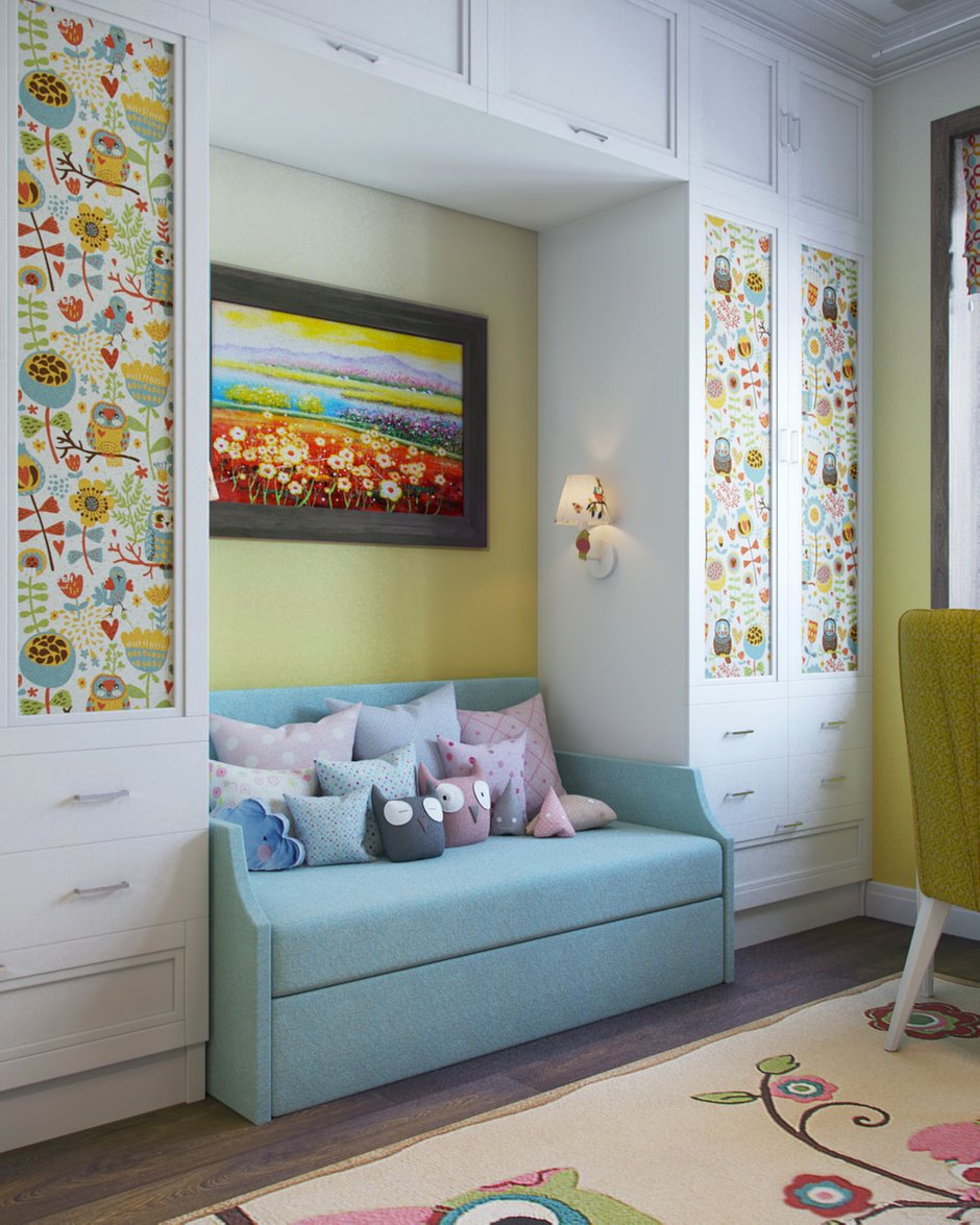 Фотография: Детская в стиле Скандинавский, Современный, Квартира, Проект недели, Москва, Студия 3.14, Тимур Абдрахманов, Сталинка, 2 комнаты, 40-60 метров – фото на INMYROOM