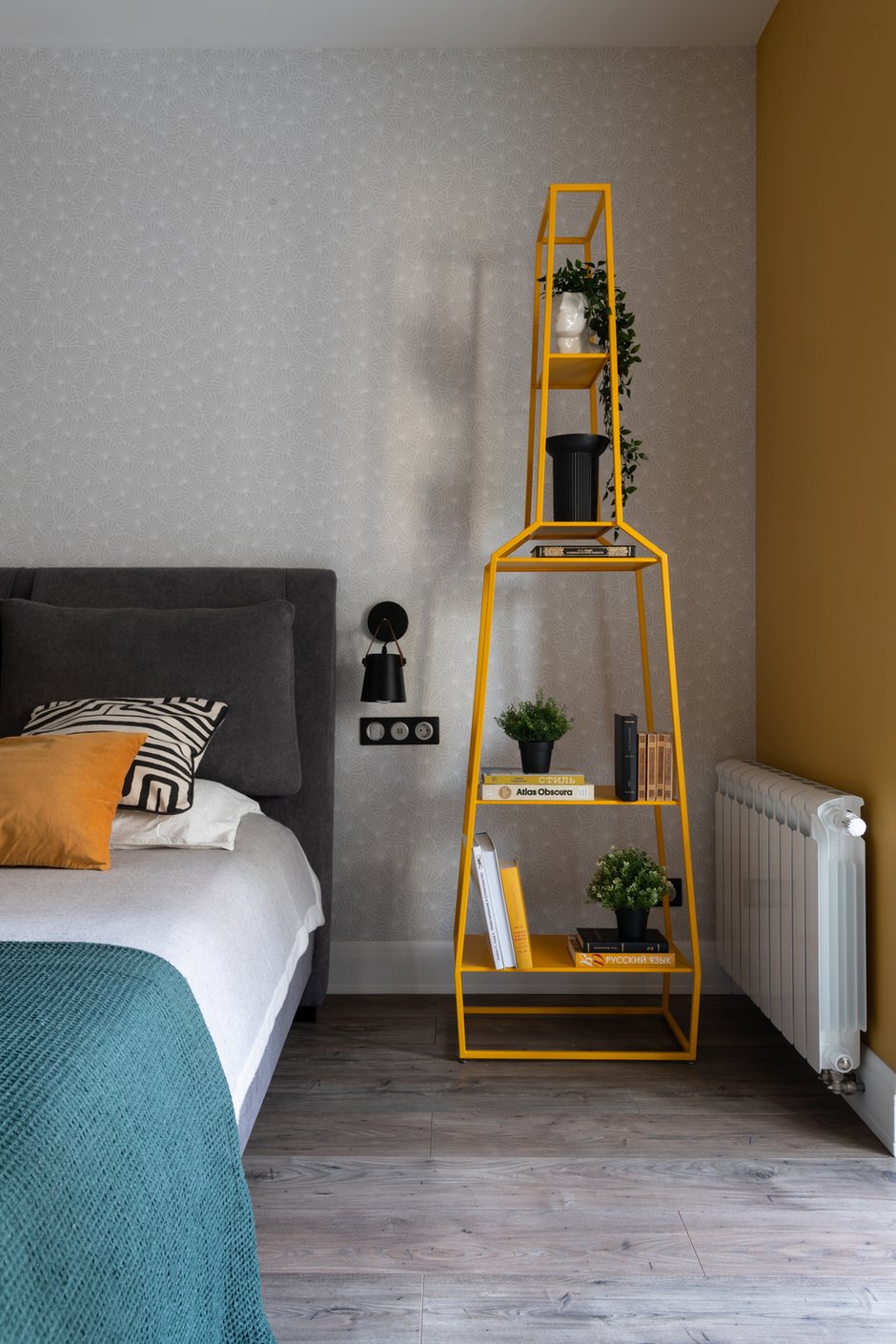 Фотография: Спальня в стиле Современный, Квартира, Проект дня, Москва, Анна Моджаро, ЖК НОВОЕ МЕДВЕДКОВО – фото на INMYROOM