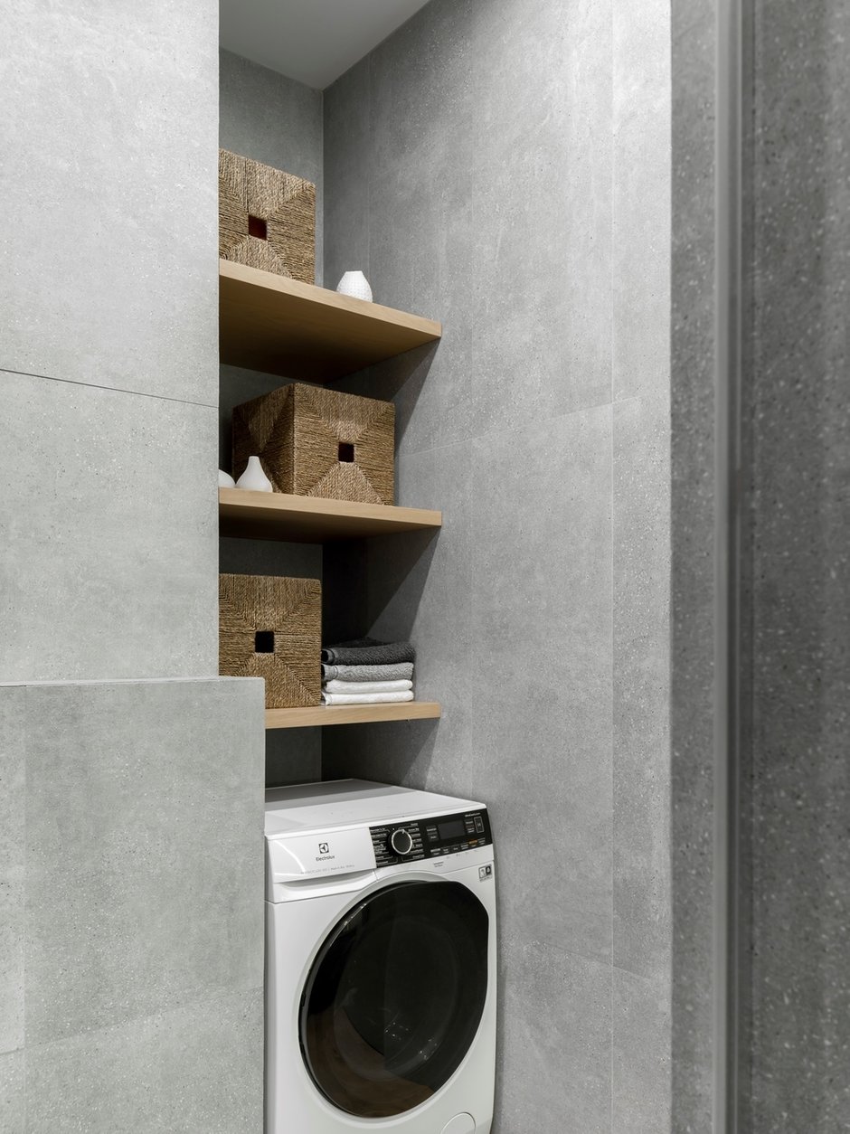 Фотография: Ванная в стиле Современный, Минимализм, Квартира, Проект недели, Москва, 2 комнаты, 40-60 метров, 60-90 метров, Ксения Елисеева – фото на INMYROOM