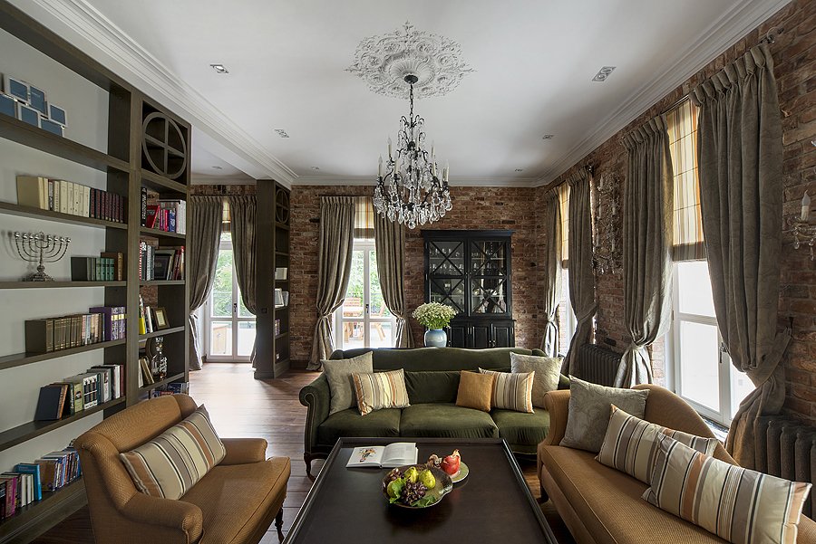 Фотография: Гостиная в стиле Прованс и Кантри, Квартира, Дома и квартиры, Проект недели – фото на INMYROOM