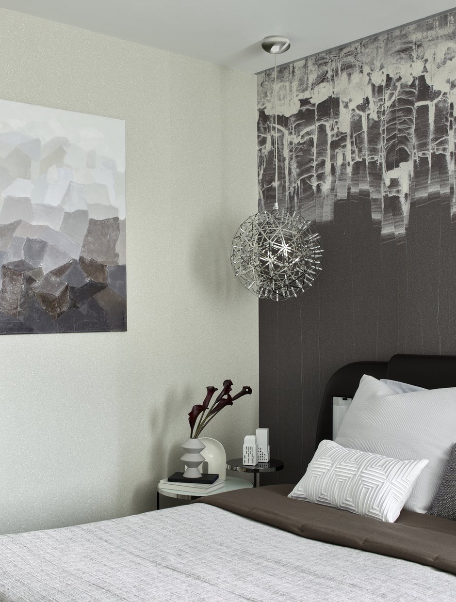 Фотография: Спальня в стиле Современный, Квартира, Проект недели, Москва, Монолитный дом, 4 и больше, Более 90 метров, Иван Поздняков – фото на INMYROOM