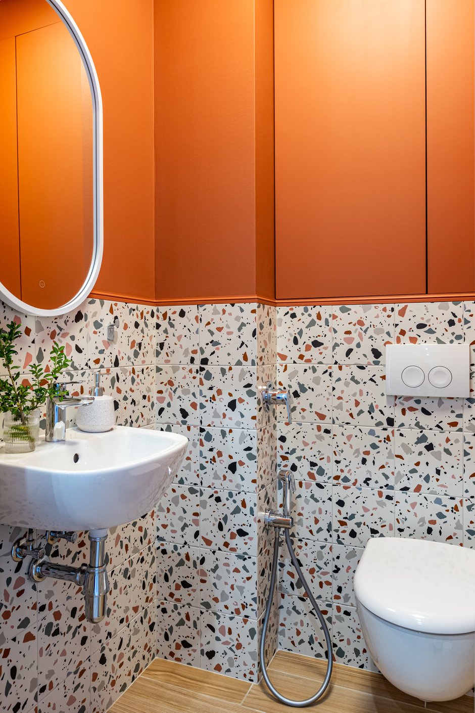 Фотография: Ванная в стиле Современный, Проект недели, Санкт-Петербург, 3 комнаты, Более 90 метров, Анастасия Заркуа – фото на INMYROOM