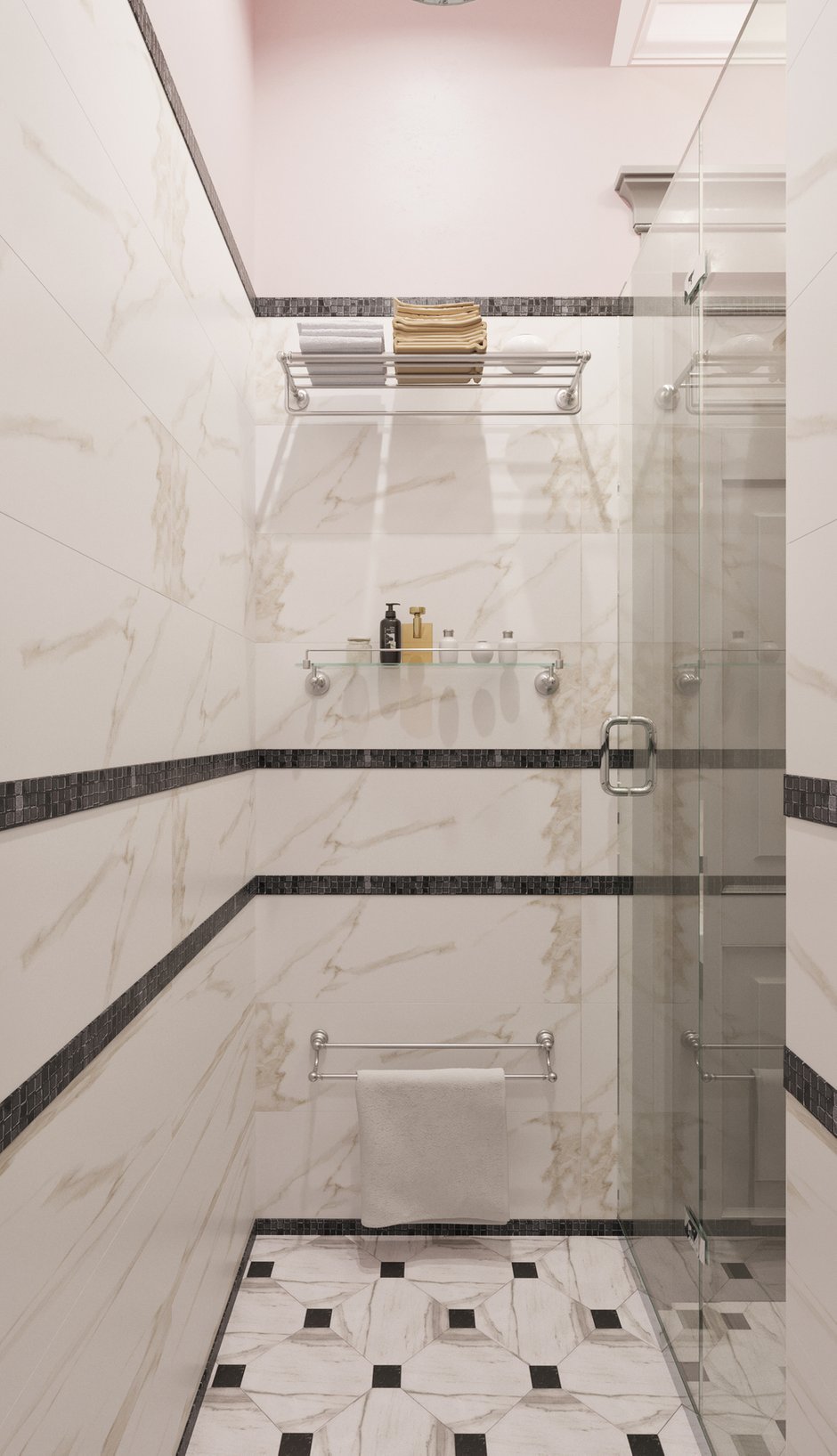 Фотография: Ванная в стиле Современный, Эклектика, Квартира, Проект недели, Москва, Светлана Старцева, Кирпичный дом, 2 комнаты, 40-60 метров – фото на INMYROOM