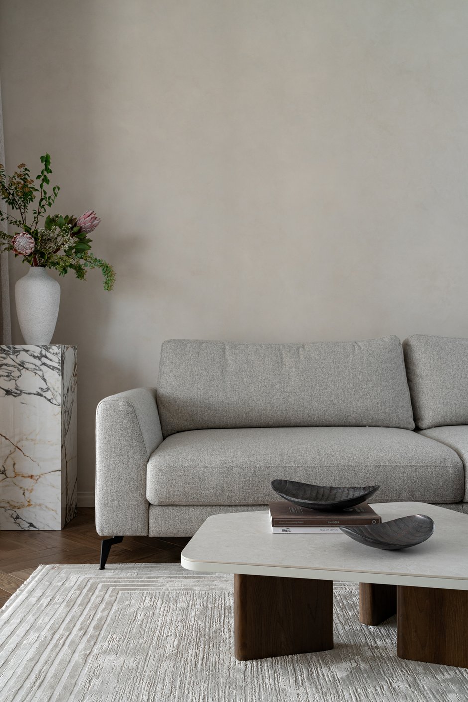 Фотография: Гостиная в стиле Современный, Дом, Проект дня, Дом и дача, Татарстан, Кирпичный дом, 4 и больше, Более 90 метров – фото на INMYROOM