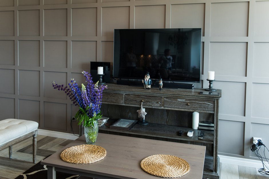 Фотография: Гостиная в стиле Прованс и Кантри, Современный, Квартира, Проект недели, Юлия Чернова, Смоленск, новостройка, Монолитный дом, 4 и больше, Более 90 метров – фото на INMYROOM