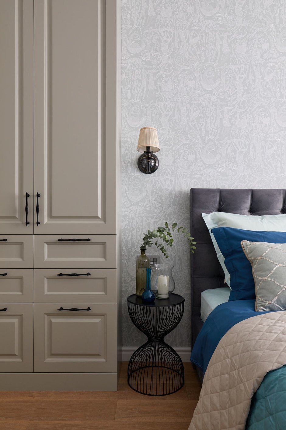 Фотография: Спальня в стиле Современный, Квартира, Проект недели, Долгопрудный, 4 и больше, Более 90 метров, Марина Каралкина – фото на INMYROOM