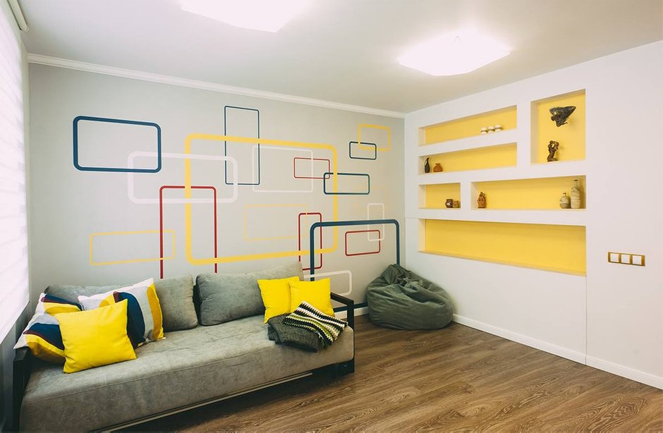 Фотография: Гостиная в стиле Современный, BOSCH, Dulux, ИКЕА – фото на INMYROOM