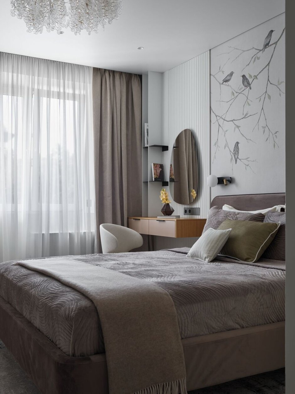 Фото: Стильная, Модерн, Квартира, Проект дня, Панельный дом, 2 комнаты, 60-90 метров, Челябинская область, Влада Николаева – фото на INMYROOM