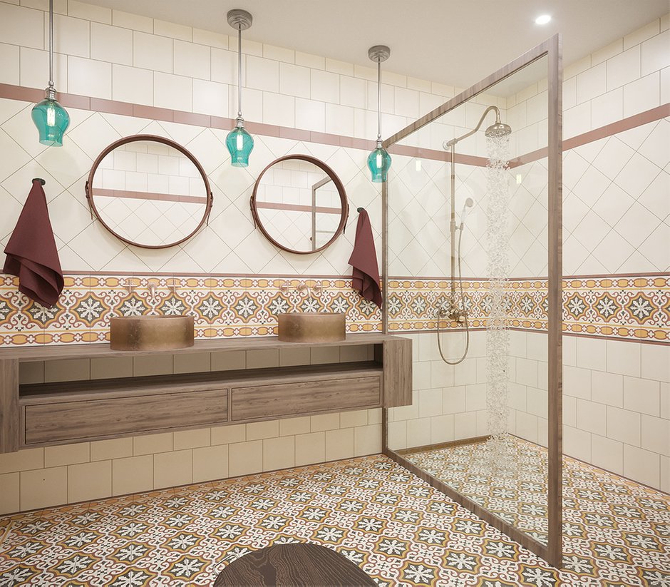 Фотография: Ванная в стиле Современный, Дом, Проект недели, Дом и дача, Ирина Васильева, 4 и больше, Более 90 метров, Егорьевск – фото на INMYROOM