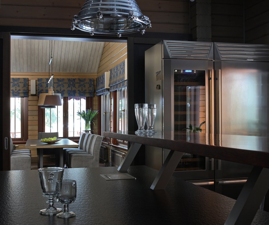 Фотография: Кухня и столовая в стиле Эко, Эклектика, Дом, Проект недели, Дом и дача, Московская область, Лада Засимова, Виктория Николаева – фото на INMYROOM