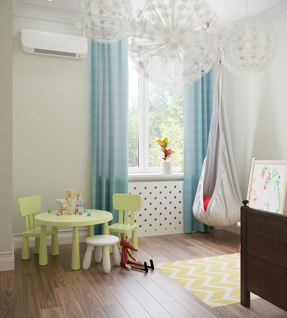 Фотография: Детская в стиле Современный, Квартира, Проект недели, Москва, Студия 3.14, Тимур Абдрахманов, Борис Комаровский, Сталинка, Алена Горшкова, Галина Жирицкая, 3 комнаты, 60-90 метров – фото на INMYROOM