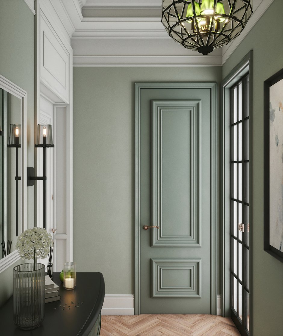 Фотография: Прихожая в стиле Классический, Современный, Эклектика, Квартира, Проект недели, Одинцово, Монолитный дом, 2 комнаты, 40-60 метров, Andrei Lobin Design Buro, Андрей Лобин – фото на INMYROOM