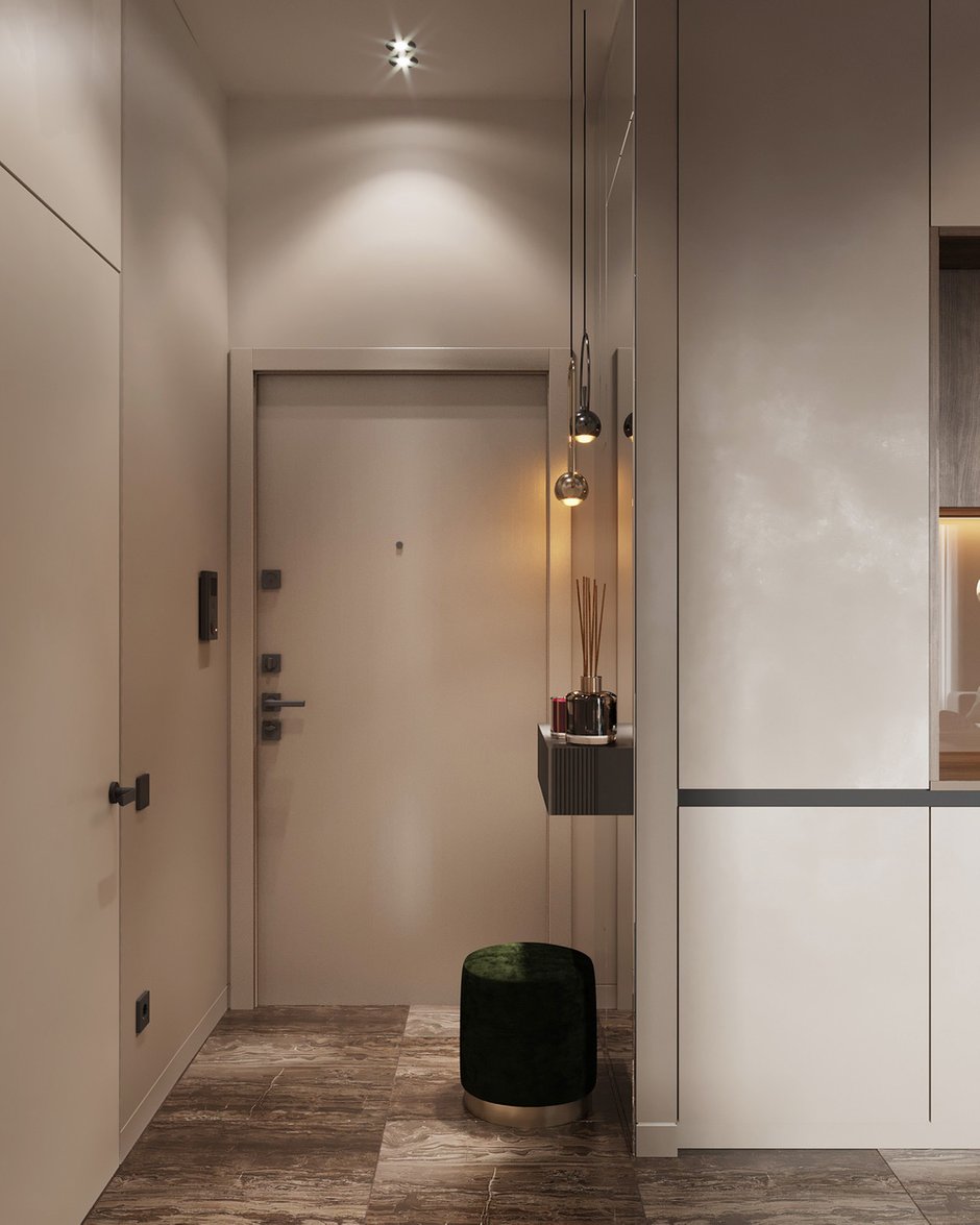 Фотография: Прихожая в стиле Современный, Квартира, Проект дня, Москва, Монолитный дом, 2 комнаты, 40-60 метров, Руслан Просвирин – фото на INMYROOM