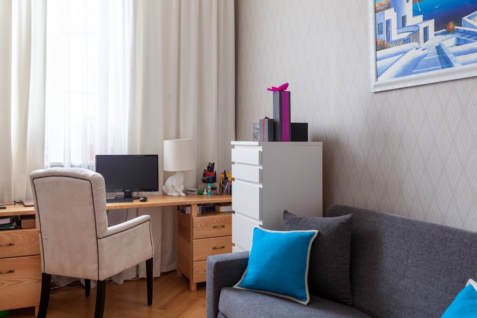 Фотография: Детская в стиле Современный, Квартира, Проект недели, Москва, Кирпичный дом, 2 комнаты – фото на INMYROOM