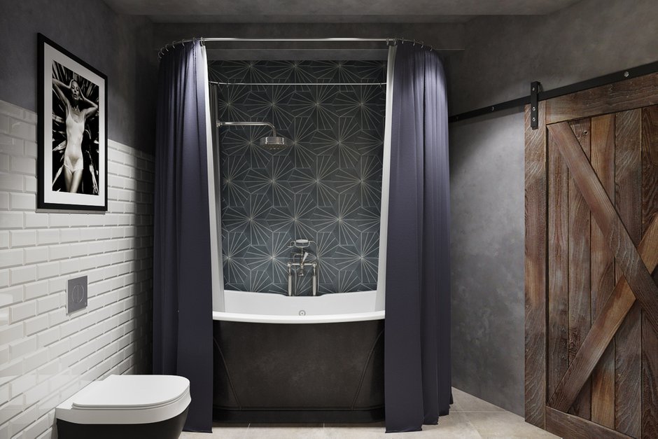 Фотография:  в стиле , Лофт, Квартира, Eichholtz, Flos, Lola Glamour, Restoration Hardware, Белый, Проект недели, Черный, Москва, Бежевый, Синий, Серый, Коричневый, Belvedere, Curations Limited, спальня в стиле лофт, идеи перепланировки, бетонные стены, Tolix, как оубстроить гардеробную, двухэтажная студия, планировка двухэтажной студии, лофт в спальне, планировка гардеробной, Диана Мальцева, спальня с гардеробом, Devon&Devon, лофт в интерьере кухни, гардеробная в квартире, как оформить интерьер в стиле лофт, декор в лофте, отделка в лофте, цветовое оформление в лофте, бетон на кухне, Hatria, Samuel Heath, Equipe Ceramicas, Александра Веселаго, Emerald, Marrakech Design, Naxos Ceramica, Minacciolo, Edfan Classic, Паркет Холл, Carl Hansen & Son, Bleunature, Emmemobili, LeКоvёr, Art-Kamen – фото на INMYROOM