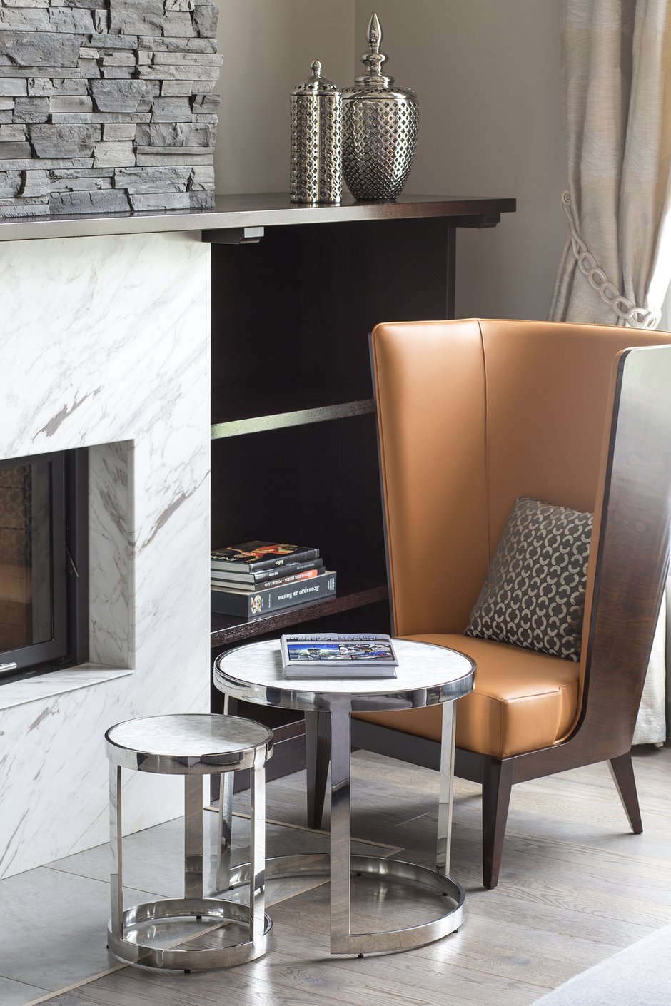 Фотография: Гостиная в стиле Современный, Дом, Проект недели, Московская область, 4 и больше, Более 90 метров, #эксклюзивныепроекты, Виктория Барановская, Истра – фото на INMYROOM