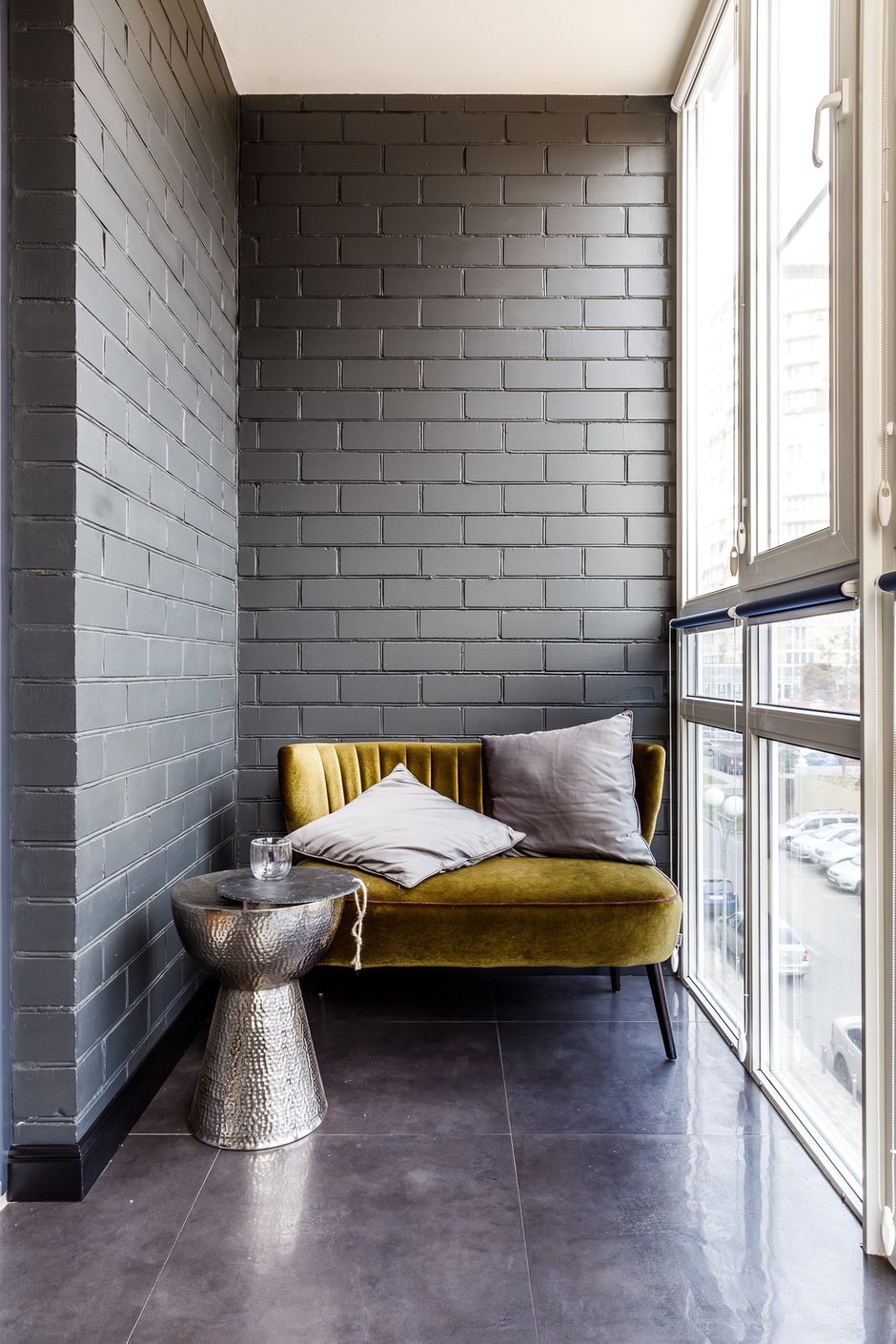 Фотография: Балкон в стиле Современный, Лофт, Квартира, Проект недели, Краснодар, Монолитный дом, 2 комнаты, 60-90 метров, Ксения Демина – фото на INMYROOM