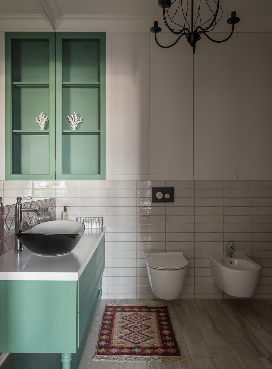 Фотография: Ванная в стиле Прованс и Кантри, Квартира, Проект недели, Челябинск, 3 комнаты, Более 90 метров, Яна Петрова – фото на INMYROOM