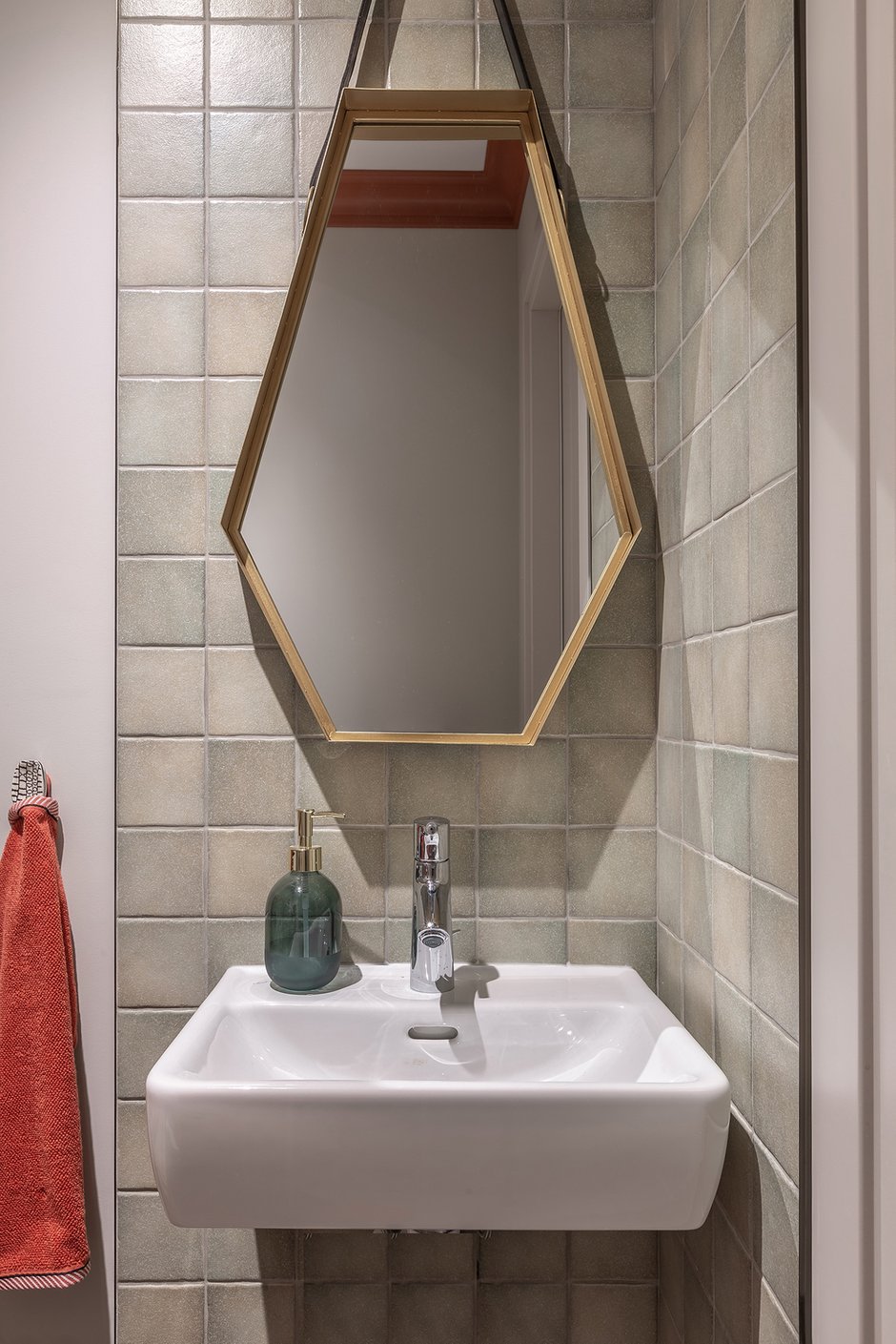 Фотография: Ванная в стиле Современный, Квартира, Проект недели, Москва, 3 комнаты, Евгения Лебедева – фото на INMYROOM