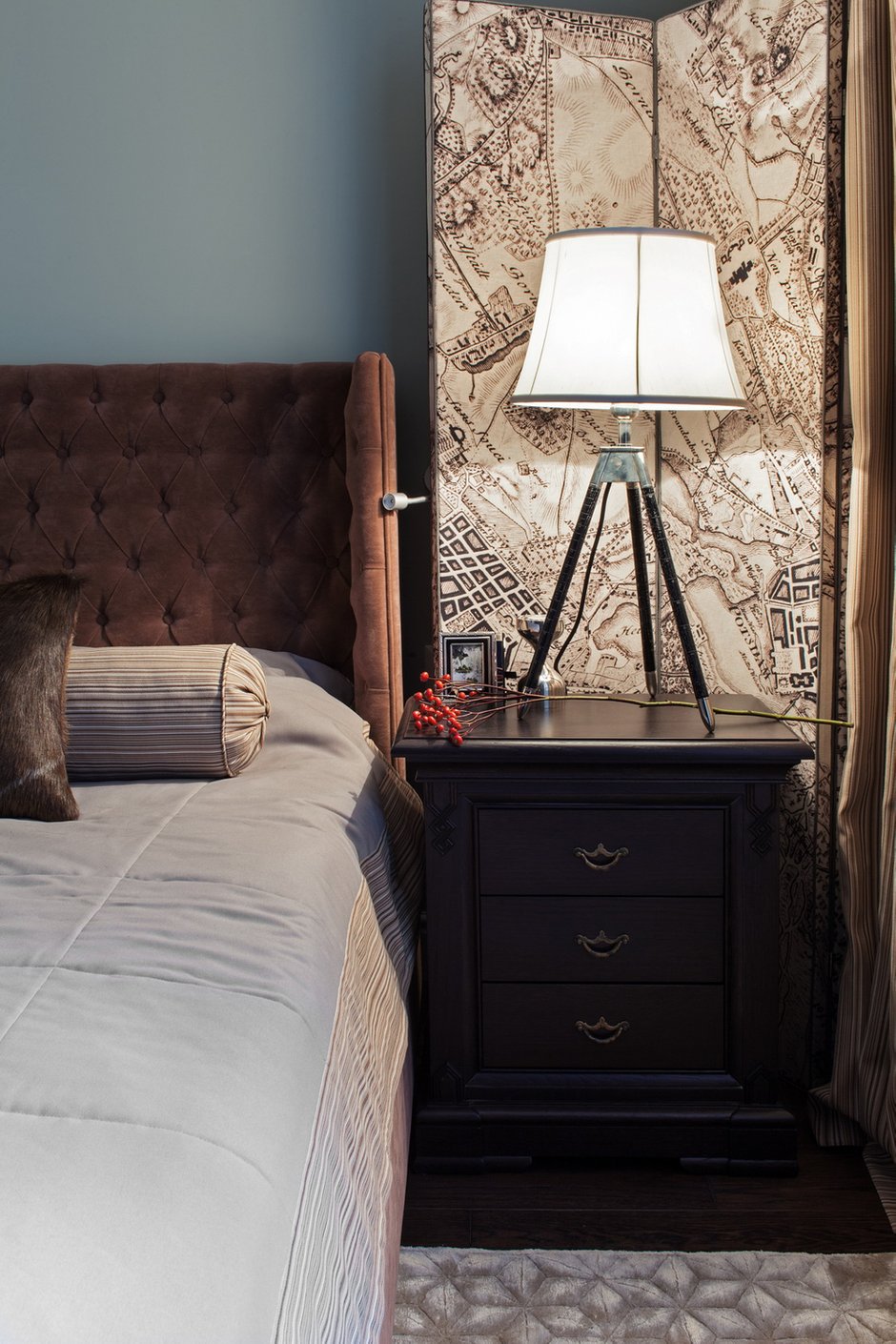 Фотография: Спальня в стиле Современный, Эклектика, Квартира, Дома и квартиры – фото на INMYROOM