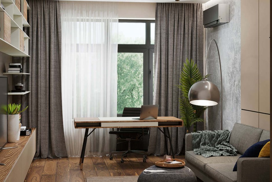 Фотография: Кабинет в стиле Современный, Дом, Проект недели, Дом и дача, Химки, Павел Герасимов, Geometrium, Московская область, 4 и больше, Более 90 метров – фото на INMYROOM