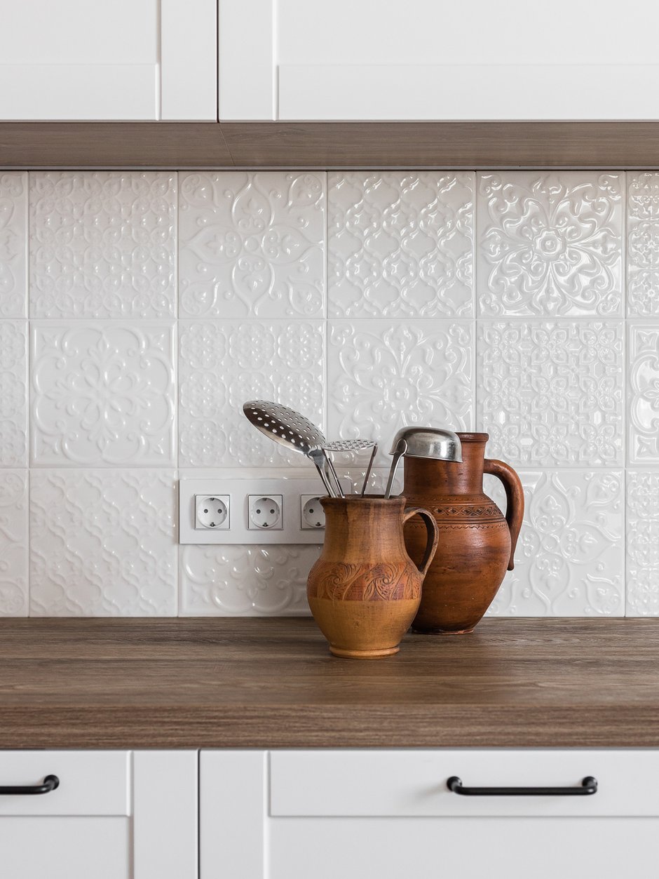 Фотография: Кухня и столовая в стиле Современный, Квартира, Проект недели, Челябинск, 3 комнаты, Более 90 метров, Анна Важенина – фото на INMYROOM