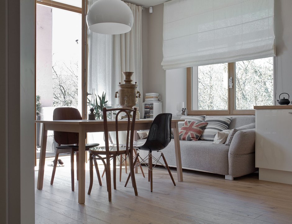 Фотография: Кухня и столовая в стиле Скандинавский, Квартира, BoConcept, Дома и квартиры, IKEA – фото на INMYROOM