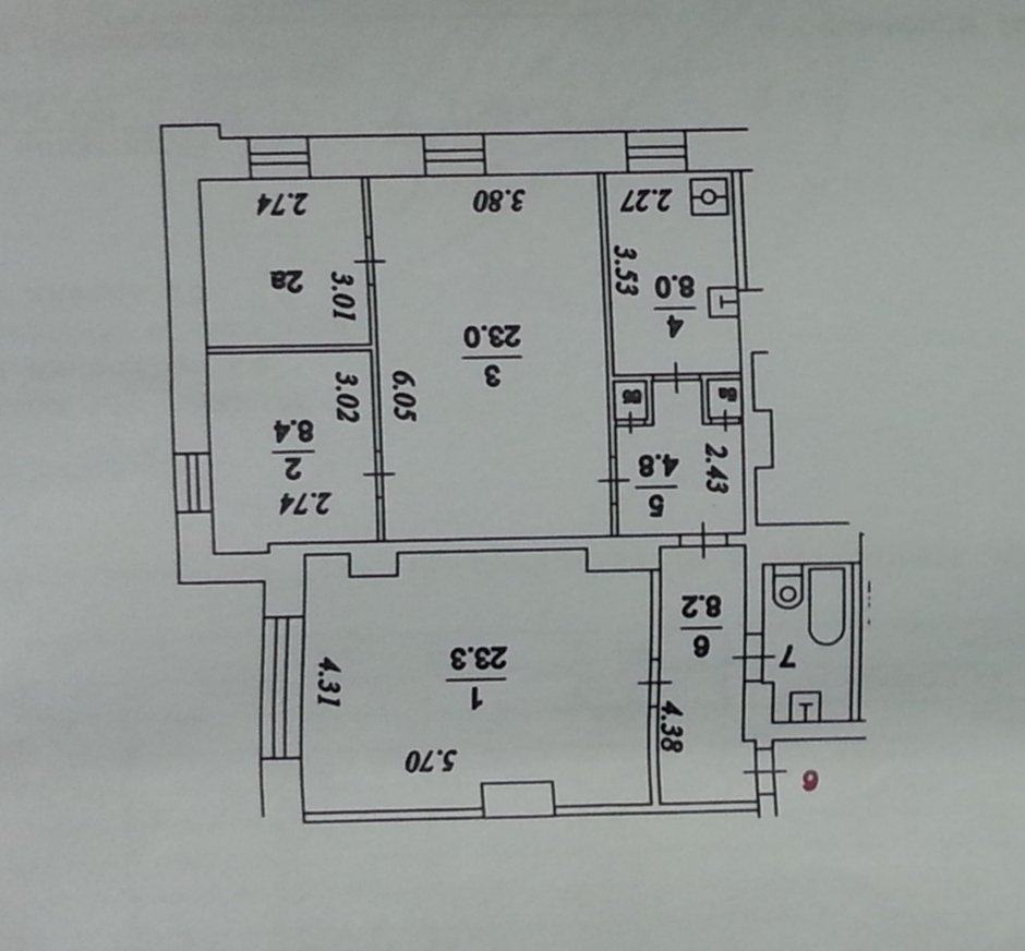 Фотография: Планировки в стиле , Классический, Современный, Квартира, Проект недели, Москва, Сергей Ананьев, 3 комнаты, 60-90 метров, KuzovlevaHome – фото на INMYROOM