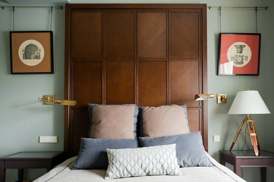 Фотография: в стиле , Классический, Квартира, Visual Comfort, Проект недели, Москва, ИКЕА, интерьер детской, Фрунзенская набережная, Ralf Lauren, Mosaic Del Sur, Анна Кашенцева, как обустроить спальню на месте кухни, мебель ИКЕА в интерьере, интерьер в стиле ампир, Сталинка, 4 и больше, Более 90 метров – фото на INMYROOM