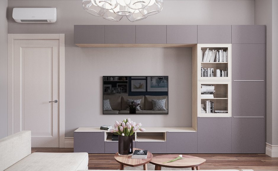 Фотография: Гостиная в стиле Современный, Квартира, Проект недели, Москва, Студия 3.14, Тимур Абдрахманов, Борис Комаровский, Сталинка, Алена Горшкова, Галина Жирицкая, 3 комнаты, 60-90 метров – фото на INMYROOM