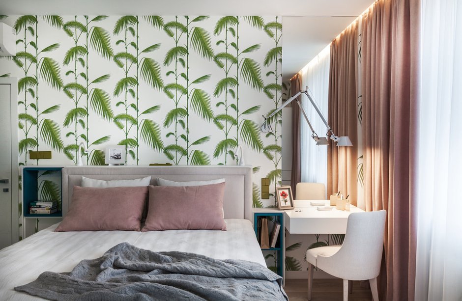 Фотография: Спальня в стиле Современный, Эклектика, Квартира, Проект дня, Москва, 3 комнаты, Более 90 метров, ILEDA BY, Сергей Пилипович – фото на INMYROOM