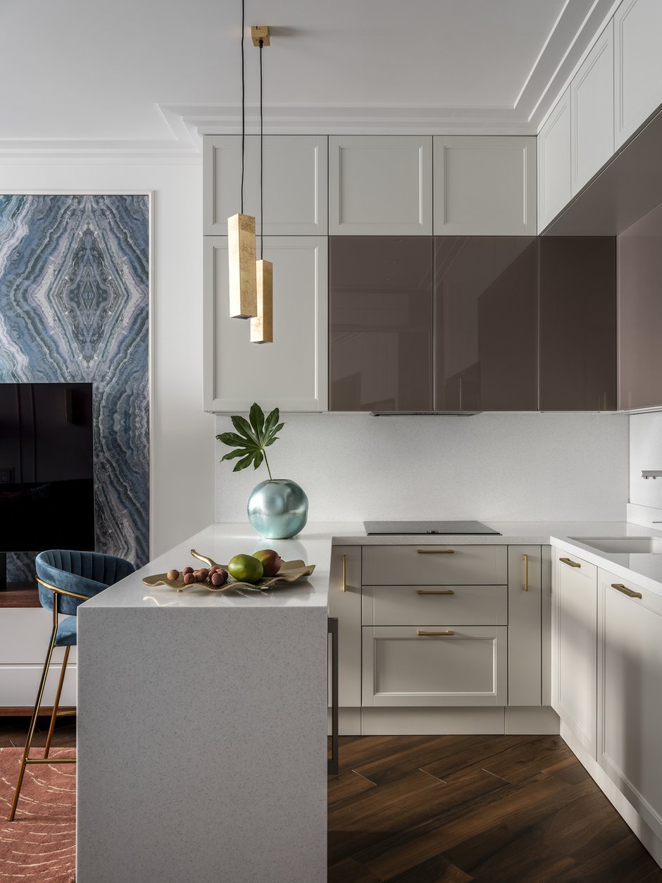 Фотография: Кухня и столовая в стиле Современный, Квартира, Проект недели, Москва, 4 и больше, Более 90 метров, Anddesign, Александра Дашкевич – фото на INMYROOM