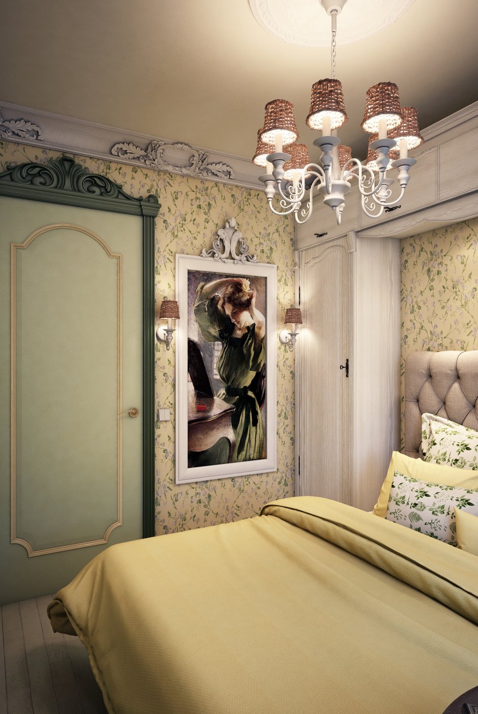 Фотография:  в стиле , Эклектика, Квартира, Gramercy Home, LAUFEN, Проект недели, Dulux, Марина Саркисян, Designers Guild, Hansgrohe Raindance, классический интерьер, Citilux, как оформить интерьер двушки, Roca Gap, La Dia Grazia, Lucide Robin, Arte Lamp Vilaggio, Cesar Etoile, как из однушки сделать двушку, прованс в двушке, Кирпичный дом, Финляндия, Хельсинки, 2 комнаты, до 40 метров – фото на INMYROOM
