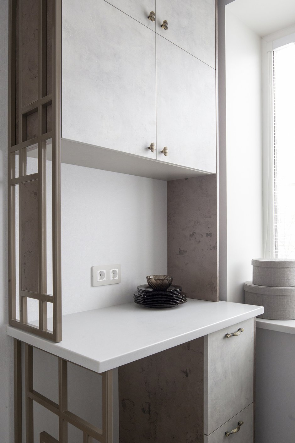 Фотография: Кухня и столовая в стиле Современный, Квартира, Проект дня, Санкт-Петербург, Кирпичный дом, 3 комнаты, 40-60 метров, Елена Пылина – фото на INMYROOM