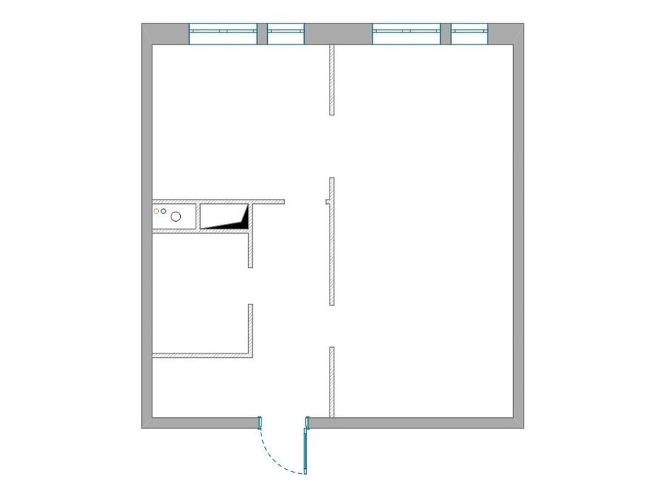 Фотография: Планировки в стиле , Лофт, Квартира, Перепланировка, Химки, Панельный дом, 1 комната, 40-60 метров, Андрей Рыбаков – фото на INMYROOM