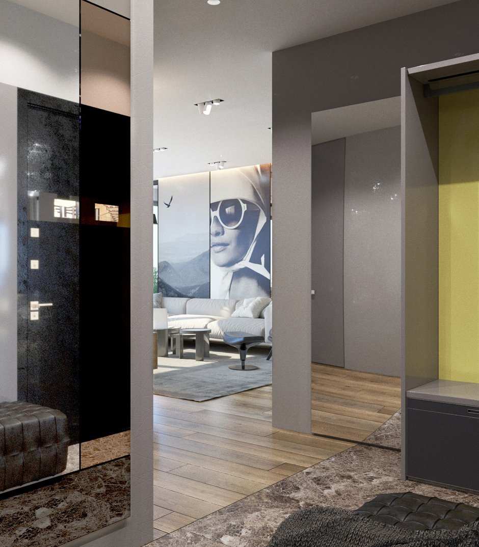 Фотография: Прихожая в стиле Современный, Гостиная, Проект недели, Москва, Павел Алексеев – фото на INMYROOM