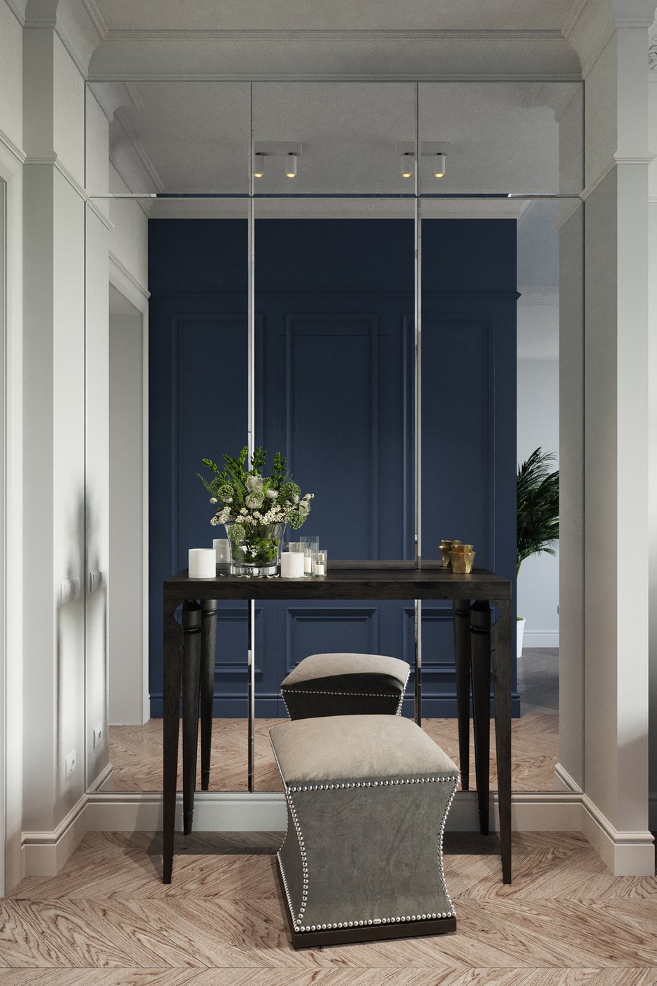 Фотография: Прихожая в стиле Классический, Современный, Квартира, Проект недели, Москва, Светлана Старцева, Сталинка, 3 комнаты, 60-90 метров – фото на INMYROOM