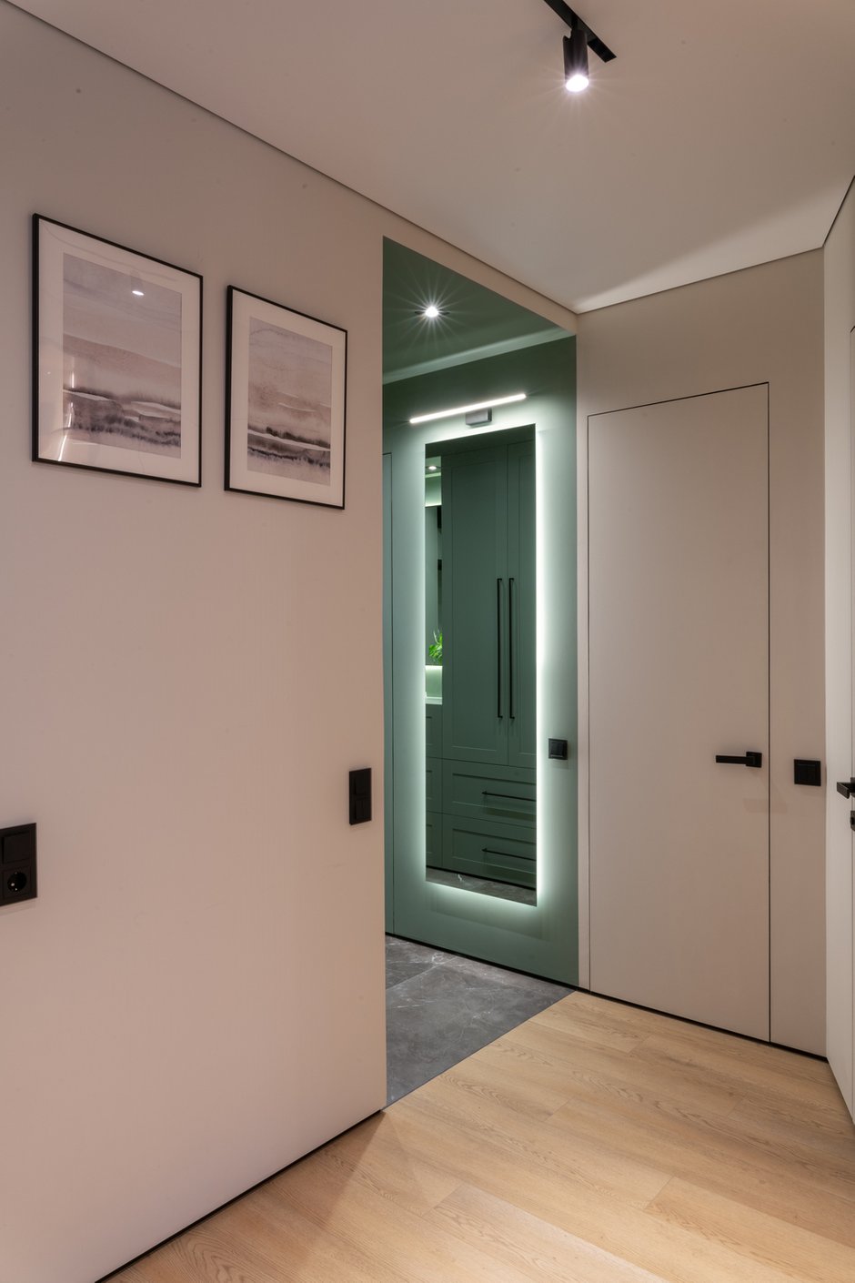 Фото: в стиле, Модерн, Маленькая квартира, Квартира, Проект дня, 1 комната, Монолитный кирпич, Юлия Волкова – фото на INMYROOM