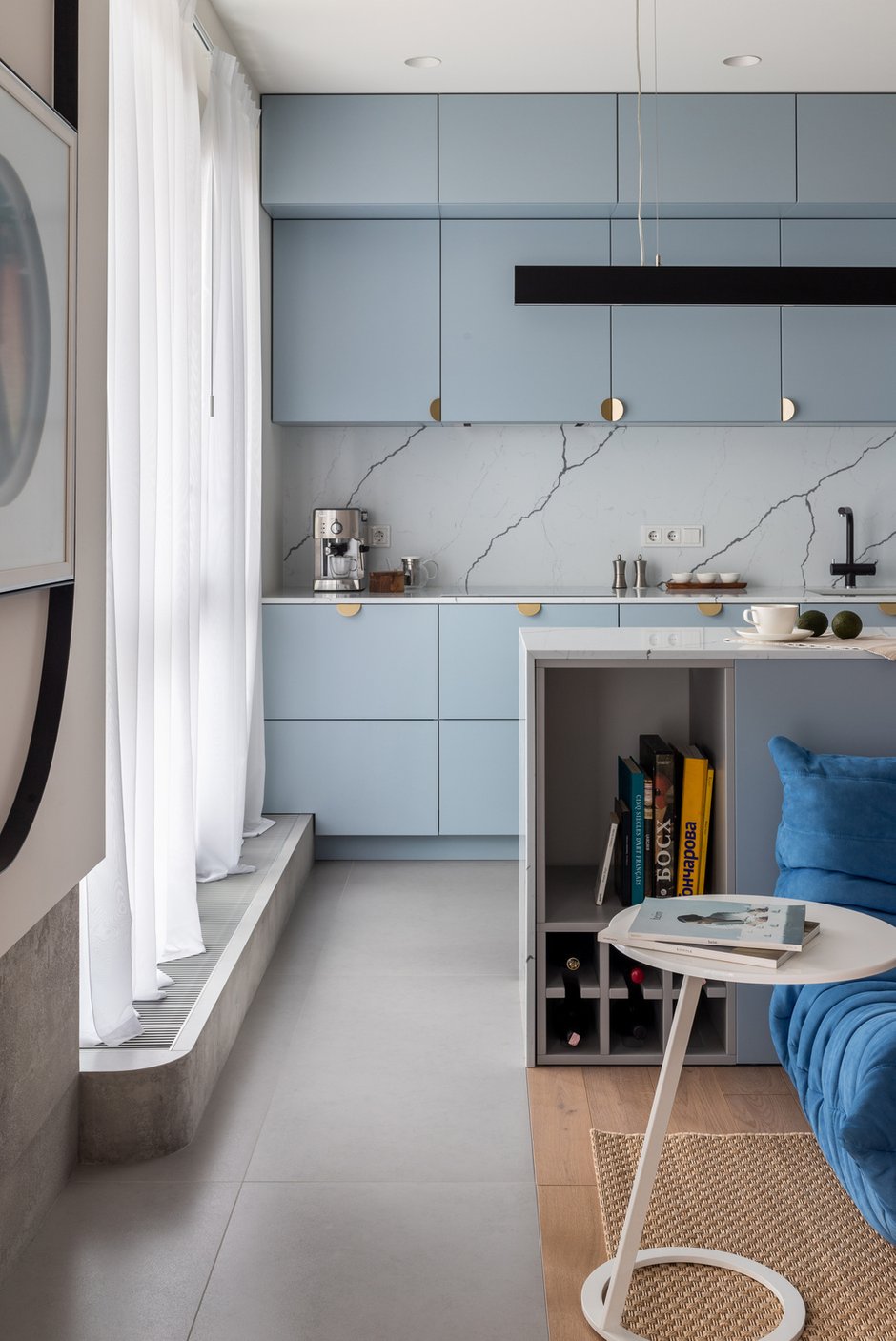 Фотография: Кухня и столовая в стиле Современный, Квартира, Минимализм, Проект недели, Минск, 3 комнаты, Более 90 метров, Zrobym architects – фото на INMYROOM