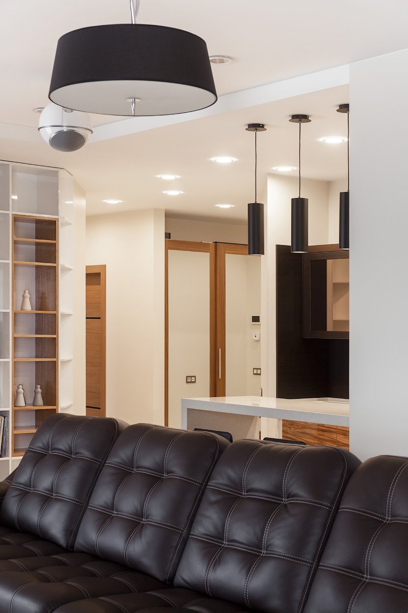 Фотография: Кухня и столовая в стиле Современный, Квартира, Проект недели, новостройка, Монолитный дом, 3 комнаты, Более 90 метров – фото на INMYROOM