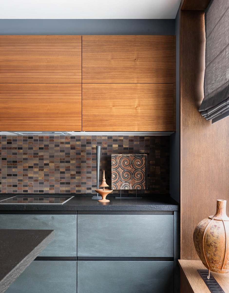 Фотография: Кухня и столовая в стиле Современный, Квартира, Проект недели, Новая Москва, 3 комнаты, Более 90 метров, Анастасия Ковальчук – фото на INMYROOM